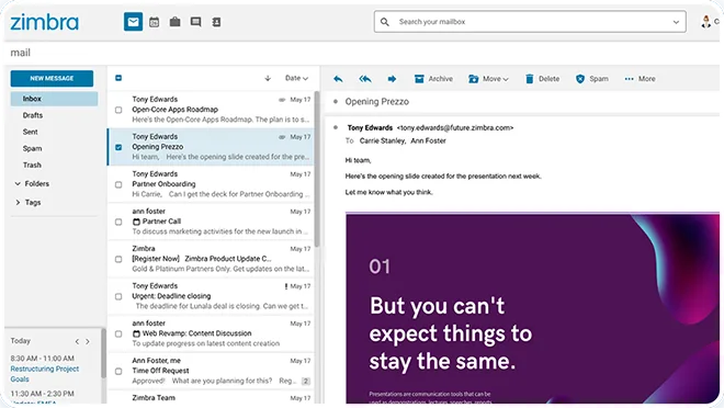 Zimbra Email & Collaboration